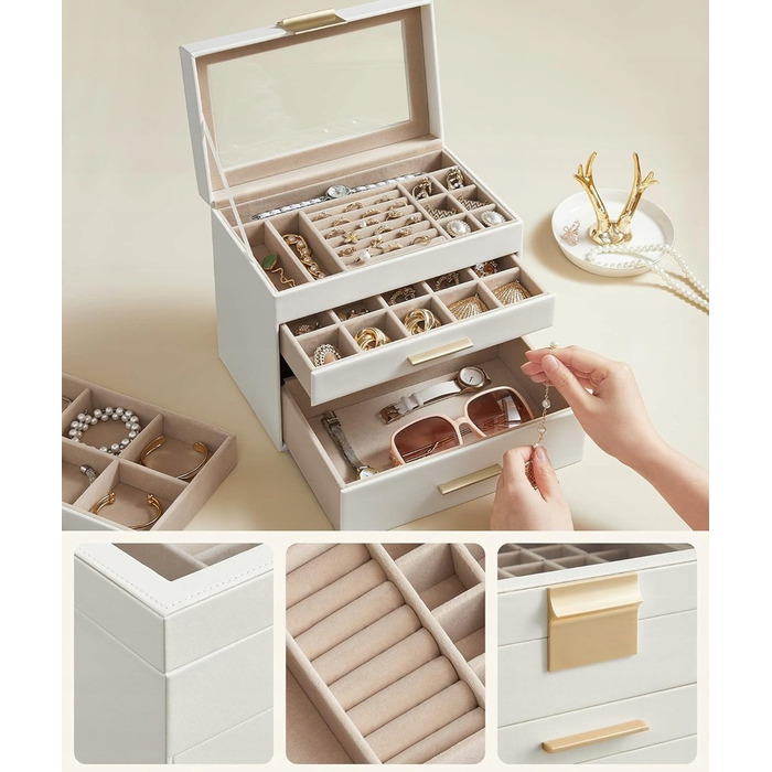 Ексклюзивна шкатулка для прикрас — місткий та елегантний куфер