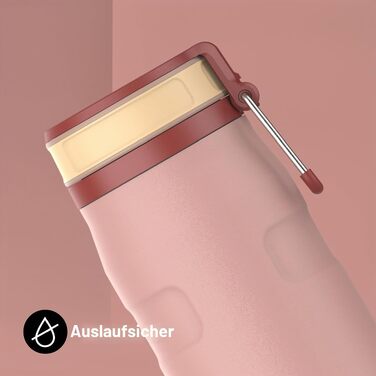 Термопляшка Stanley IceFlow Bottle Twist Flip 0.47L з кришкою-клапаном, герметична, Peach Rose