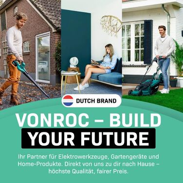 Електрична конвекторна теплова гармата VONROC - 1000W, чорна, для опалення до 12м², ручне/App керування, настінний/підлоговий монтаж