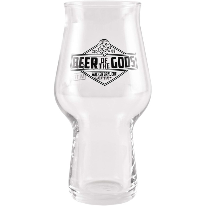 Набір з 3 склянок для крафтового пива Stout від Wacken Brauerei | 300-500 мл | Склянка для IPA, Pale Ale | Стійке до миття в посудомийній машині