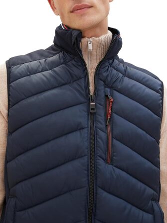 Жилет чоловічий TOM TAILOR, розмір 3XL, колір Sky Captain Blue