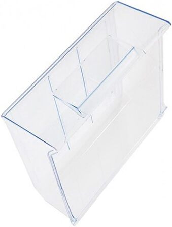 AEG Freezer Drawer, Middle/Top, 402 x 157 mm, Transparent, Plastic, for e.g. AEG, Zanussi Refrigerator / Freezer 2647017033