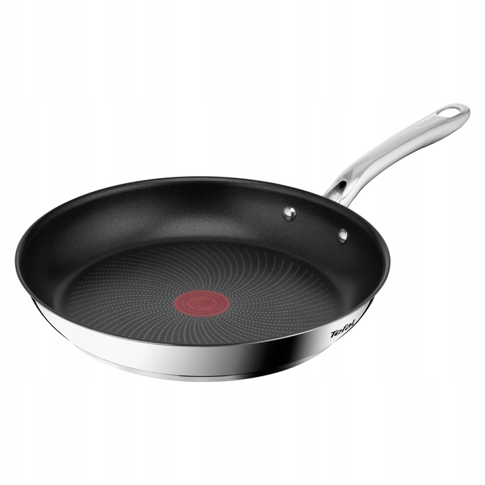 Набір сталевих сковорідок TEFAL Infinite 28/30 см, для індукційних та газових плит, з антипригарним покриттям