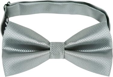 Набір аксесуарів для чоловіків Alizeal: краватка-метелик, запонки та хустинка (світло-сірий)