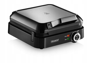 Вафельниця Transa Electronics TE-34, 2200 Вт, чорна