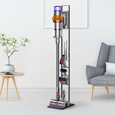 Підставка для пилососа Dyson V15s, V15, V12, V11, V10, V8, V7, V6, Outsize - самостійна, для підлоги, чорна