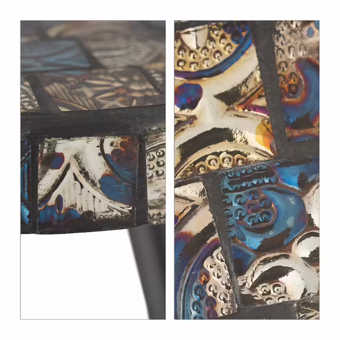 Relaxdays Side Table Mosaic