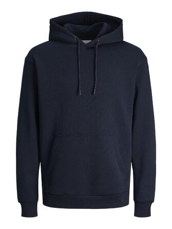 Чоловічий худі Jack & Jones однотонний з капюшоном, колір Navy Blazer