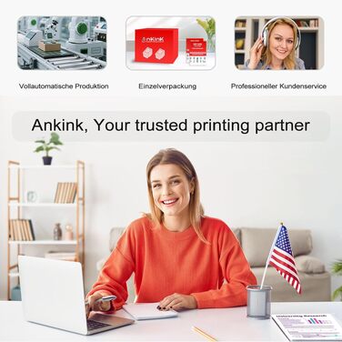 Картриджі для принтера ANKINK (замінник Canon 545 та 546 XL), комплект чорнильних картриджів
