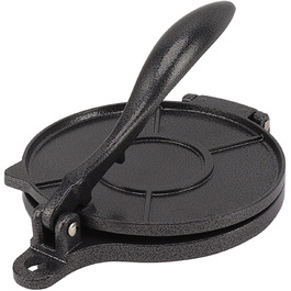 Пресс для тортилій Cyrank, ручний ротатор для роти, прес для тако, ксадила, тортилій, з алюмінієвого сплаву, 16 см, чорний