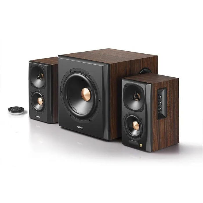 Акустична система 2.1 Edifier S360DB: 155 Вт, сабвуфер, Bluetooth, AUX, RCA
