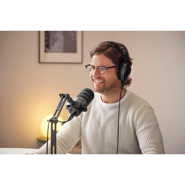 RØDE PodMic – динамічний мікрофон XLR/USB для подкастів, стрімінгу, геймінгу, музичного виробництва та контент-мейкінгу
