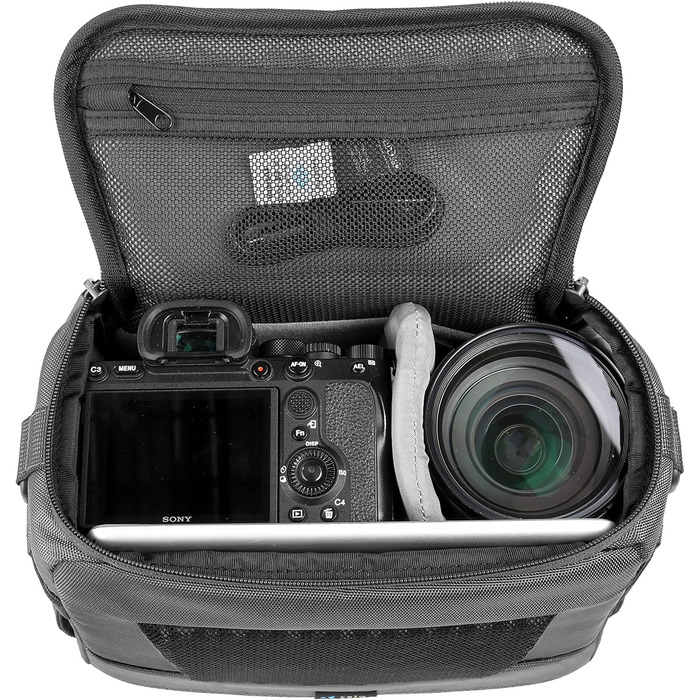 Vanguard Veo Adaptor 24M BK - Сумка для фототехніки на плече, велика, темно-сіра