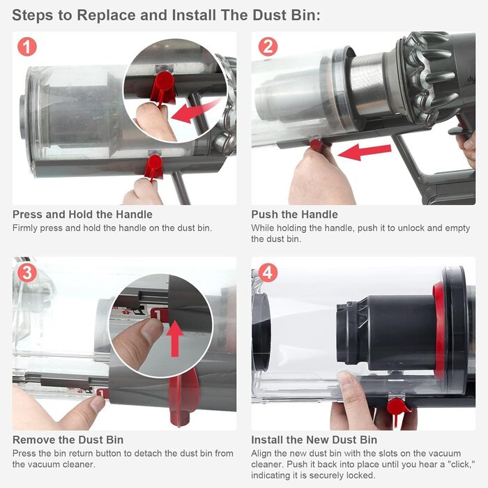 Замінник пилозбірника для пилососів Dyson V11, V15, SV14, SV15, SV22 (970050-01/965443-01)