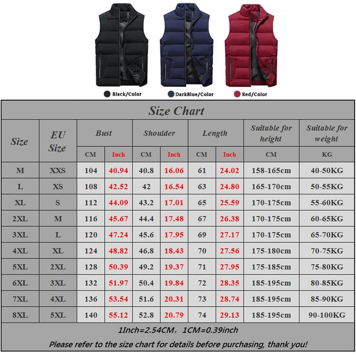 Чоловіча зимова степкова жилетка з коміром-стійкою, тепла, товста, без рукавів, бодівармер, слім-степкова куртка, для активного відпочинку, темно-синій