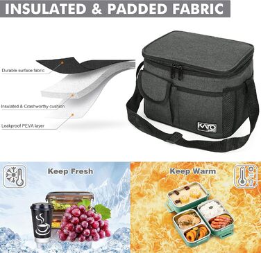Термосумка Kato Tirrinia 17L для пікніків та подорожей: велика, водонепроникна, для 23 доз