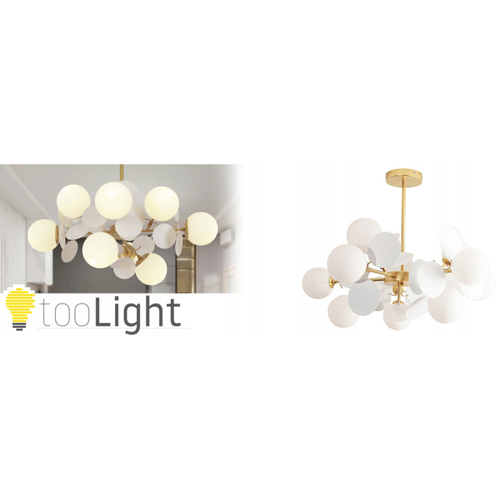 Підвісна люстра TOOLIGHT APP1565-12 на 12 точок світла, цоколь E14