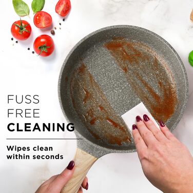 Набір посуду KASANOVA Bambù з антипригарним покриттям, 6 предметів, індукція, скляні кришки (Зелений)