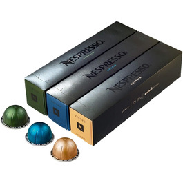 Капсули для кави Nespresso Vertuo Line - Найкращі продавці: Stormio, Odacio, Melozio (30 капсул)