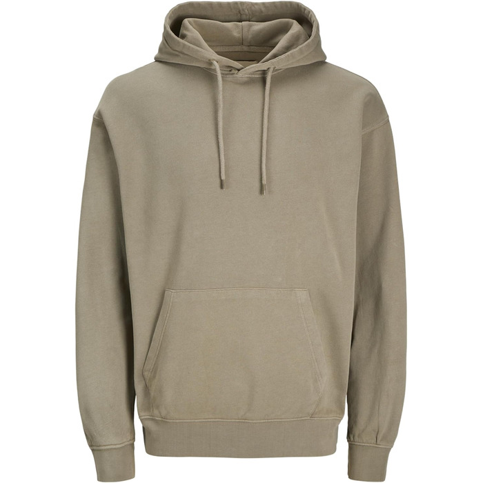 Світшот чоловічий JACK & JONES однотонний, колір Silver Sage (S)