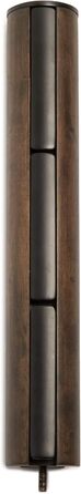 Umbra Flapper Coat Rack – Clothes Rack with 9 Foldable Hooks for Entryway and Office, Wood, White, 57.2 x 57.2 x 165.1 cm, White (Black/Walnut, Single)