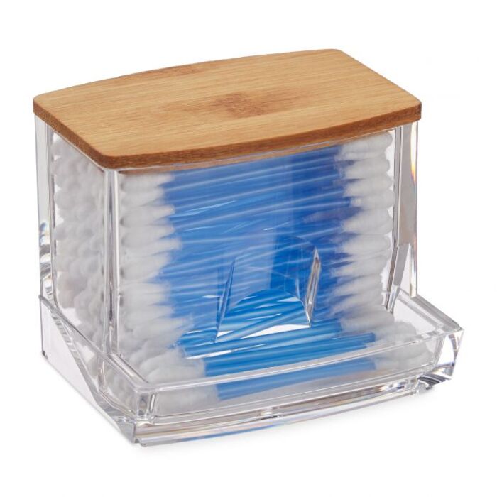 Relaxdays Cotton Swab Storage