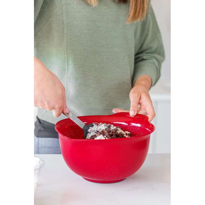KitchenAid Premium Stainless Steel Dough Scraper with Silicone Dough Spatula Head