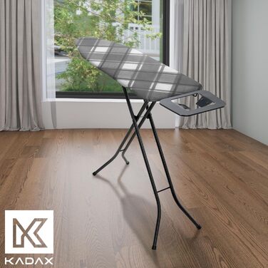 Набір для прасування KADAX з шнурком, практичний чохол для прасувальної дошки, замінний чохол для прасувальної дошки для парових прасок (в клітинку M)