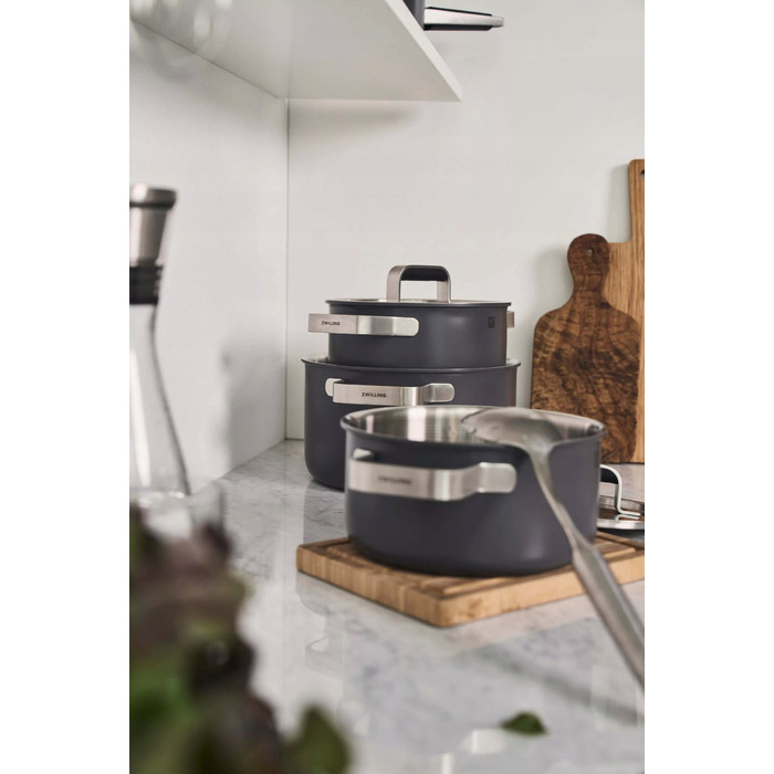 Набір каструль Zwilling PURE з нержавіючої сталі, 3 предмети