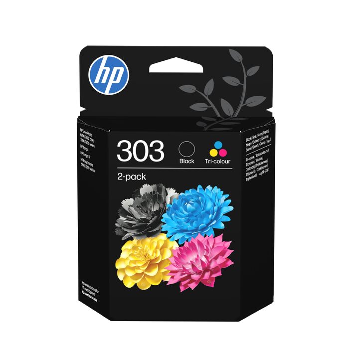 Оригінальний комплект картриджів HP 303 (чорний та кольоровий), 2 шт, нова версія
