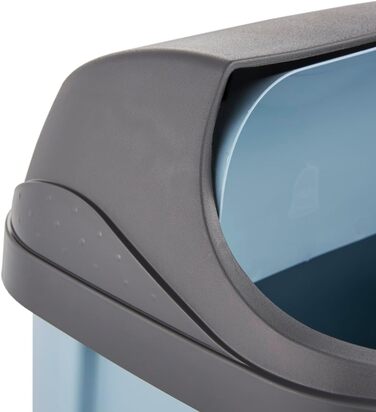 Відро для сміття з роликовим кришкою Keepeer Rasmus, світло-блакитний (Nordic Blue), 25 л