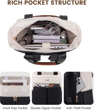 LOVEVOOK Рюкзак для жінок, великий, 15.6