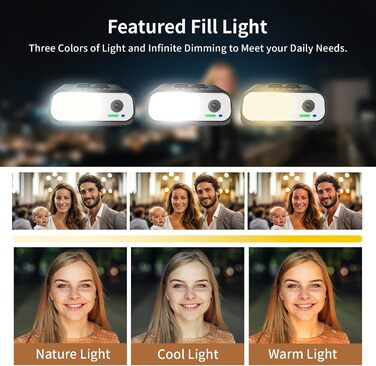 Гімбал для смартфона та iPhone: 3-осьовий стабілізатор з AI-трекінгом для YouTube, TikTok, Vlogging
