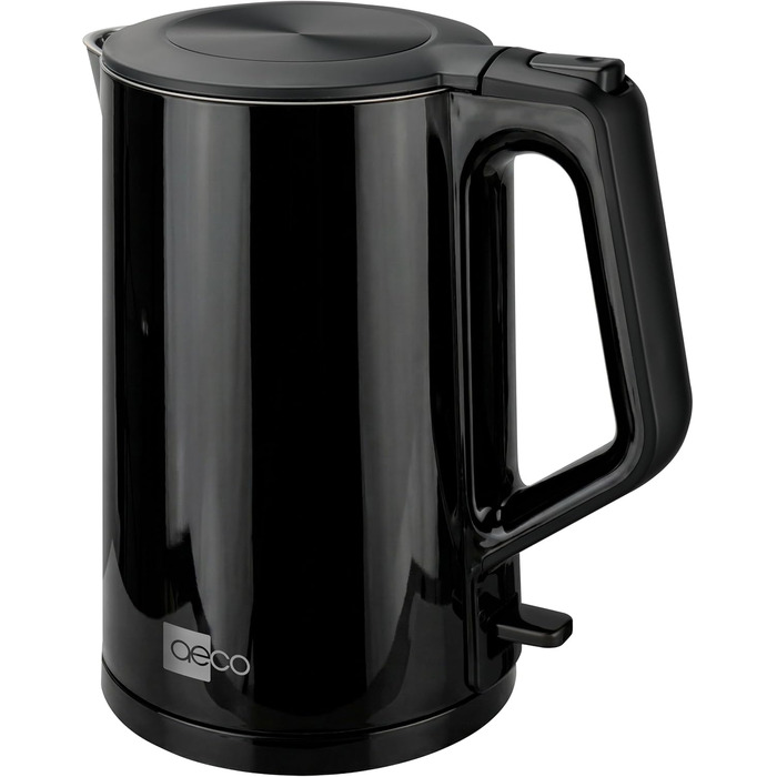 Електричний чайник Aeco AQA NEO з нержавіючої сталі, 1.7 л, 2150 Вт, без BPA, фільтр від накипу, бездротовий, CoolTouch, шампань сріблястий