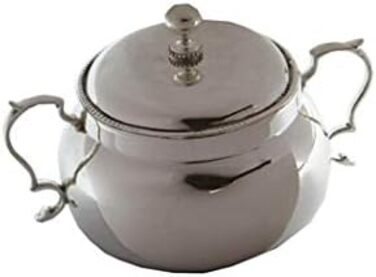 Royal Family Sugar Bowl from Sheffield Silver in contemporary style – the highest quality silver-plated sugar bowl – Sheffield silver