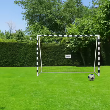 Relaxdays XXL Metal Football Goal