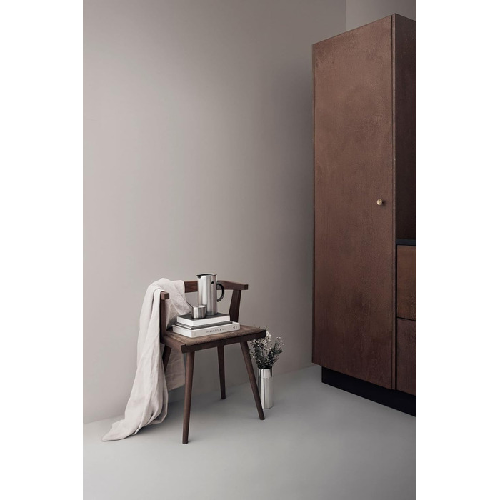 Термос Stelton EM77, 0.5 л - стильний термос з нержавіючої сталі з подвійними стінками для гарячих та холодних напоїв, з скляною вставкою, магнітним закриттям та вінтажним дизайном
