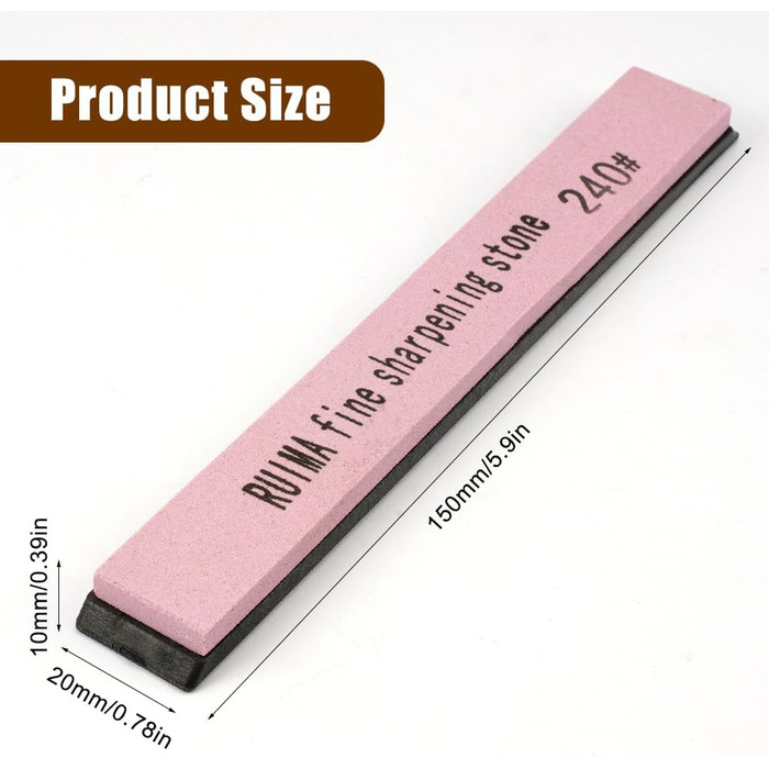Набір точильних каменів для ножів (6 шт.) 120/240/600/1000/2000/3000 грит - професійний набір для кухні та відпочинку