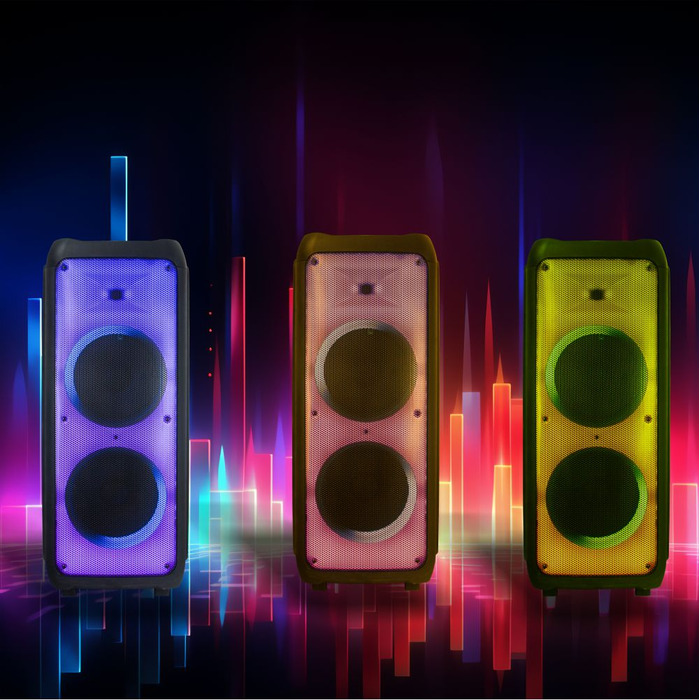 Портативна караоке-система Bluetooth Power Audio Manta KRIOS 350W Superbass