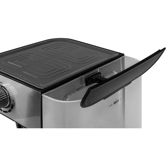 Orbegozo EX 6000 Espresso and Cappuccino Coffee Machine, 20 Bar Pressure, 1.5L Tank, Suitable for Single Dosing, 1050W Power, Black