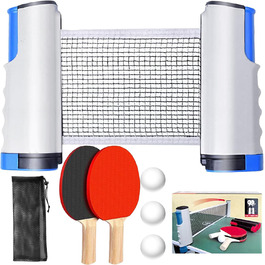 Знімний стіл тенісний набір: сітка, регульована, портативна, для столу, офісу, їдальні