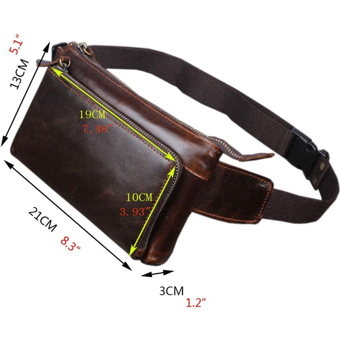 Чоловіча/Жіноча поясна сумка-крейсер для подорожей, хайкінгу, бігу. Смарт-сумка на пояс, компактна та зручна.