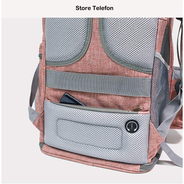 Рюкзак для тварин Outdoor: рюкзак для собак та котів (Сірий)