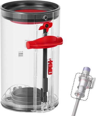 Dyson V12 Detect Slim & V10 Digital Slim Dust Bin Replacement Part - Compatible with 965272-01