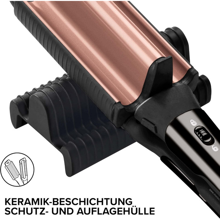 Випрямляч для волосся Bellissima My Pro Beach Waves GT20 400 – керамічне покриття, 3 температурні режими (160-200°C), для створення природних хвиль