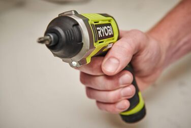 Акумуляторний шуруповерт RYOBI 4V RSD4-120TA2 з акумулятором 2.0Ah, USB-C зарядним кабелем та набором насадок