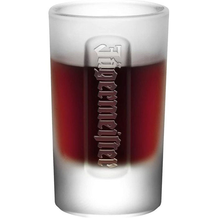 Набір шотерів Jägermeister 6 шт, 4cl та 2cl мірні склянки для лікеру та настоянок - Оригінал, стійкі до посудомийної машини