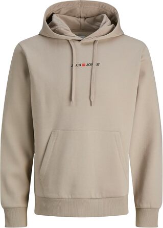 Набір чоловічих худі JACK & JONES (2 шт.) — бавовняний світшот з каптуром, вуличний одяг для відпочинку, кольори: чорний, темно-зелений/бежевий, розмір M