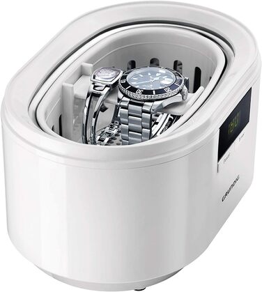 Ультразвуковий очищувач Grundig UC 6620 з таймером, 500 мл, 50 Вт, білий