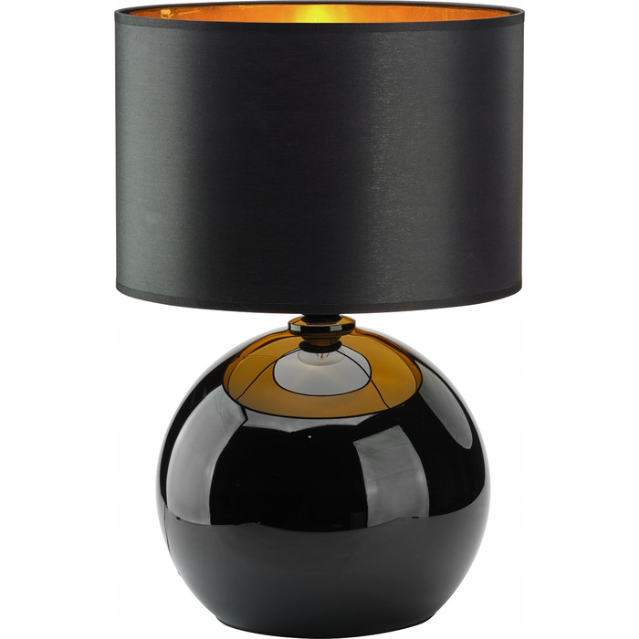 Настільна лампа TK-Lighting Palla, чорний/жовтий, 60 Вт